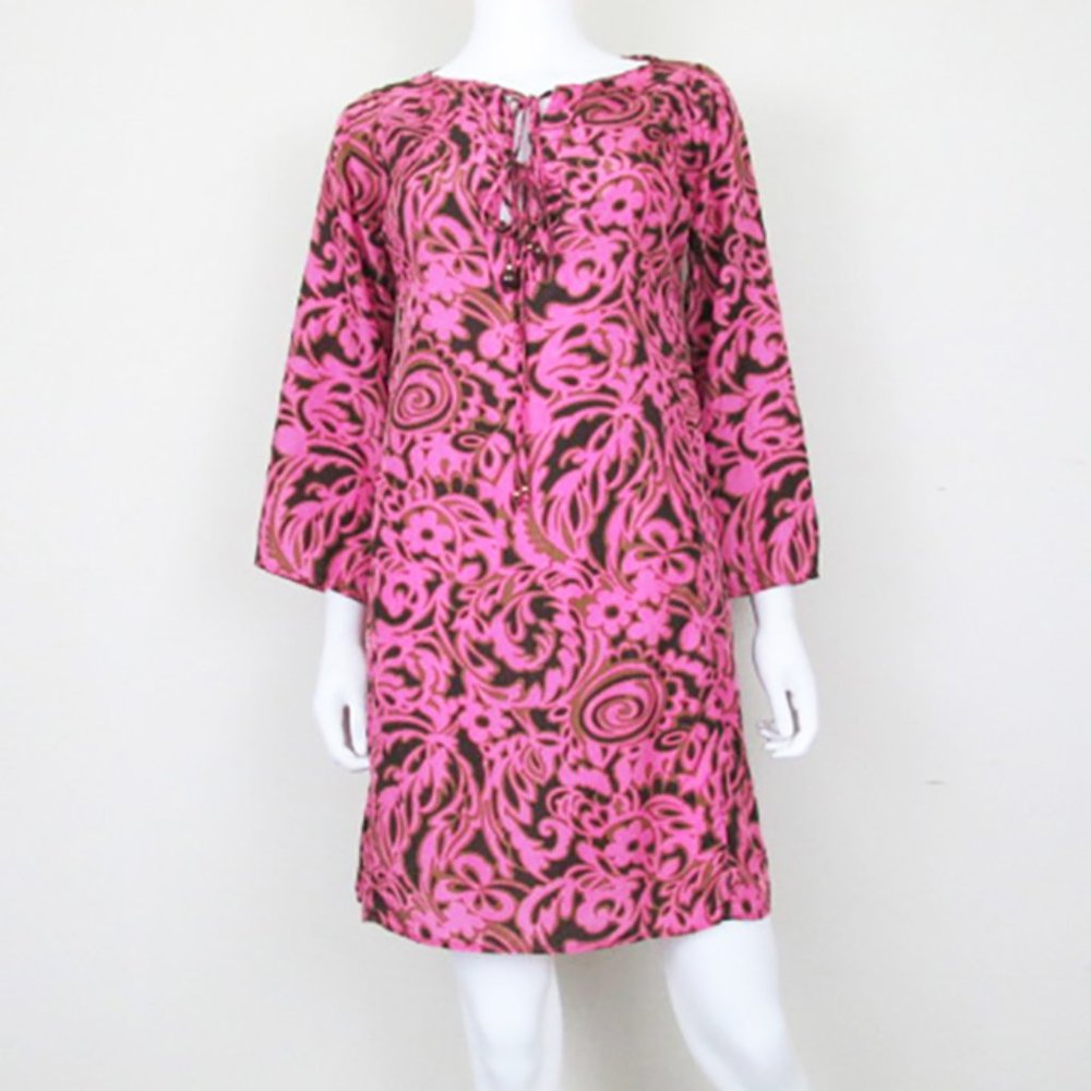 Milly Cabana Swimsuit Coverup Silk Dress Small